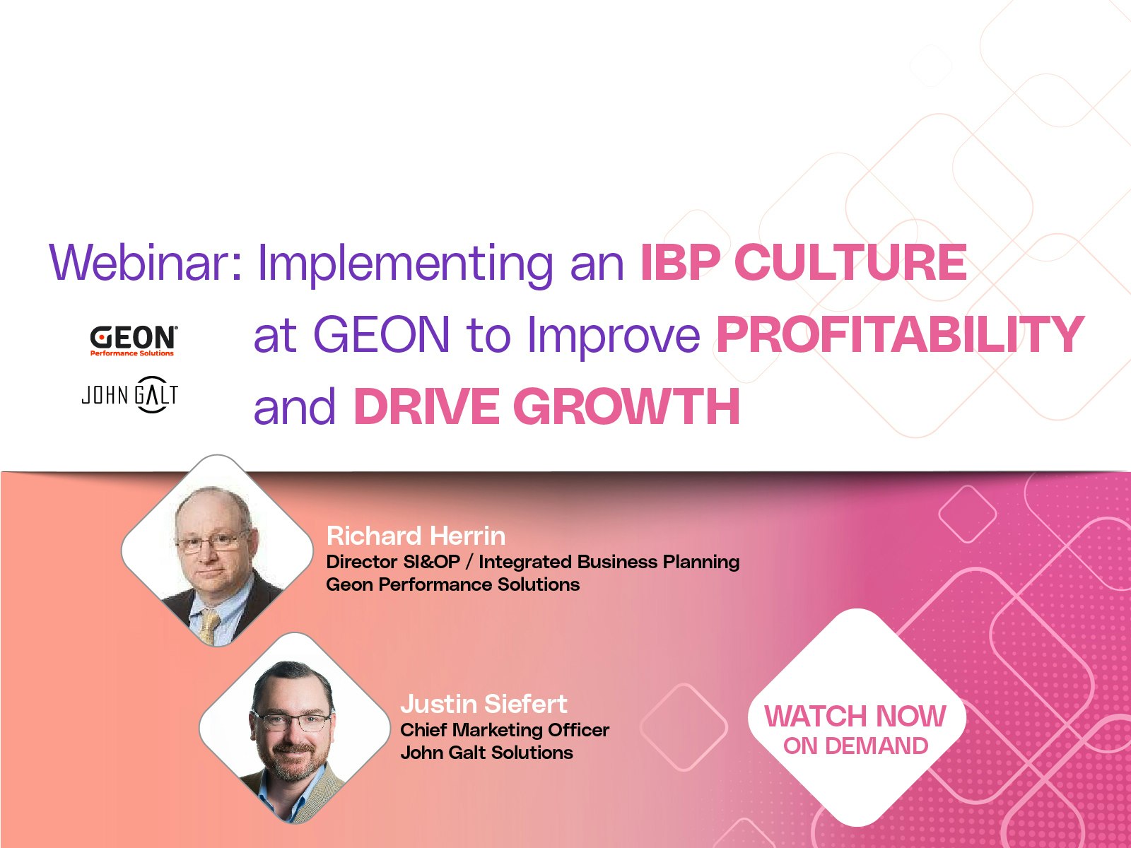 Implementing an IBP Culture at GEON to Improve Profitability and Drive Growth Thumbnail